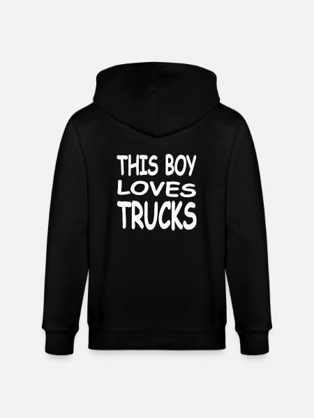 Truck - Stanley/Stella CULTIVATOR Unisex Organic Hooded Jacket - black