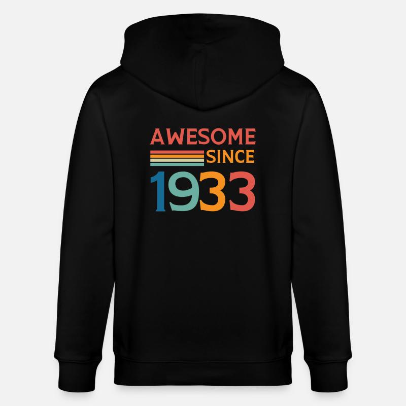 Awesome since 1933 - Veste à capuche bio CULTIVATOR Stanley/Stella Unisexe - noir