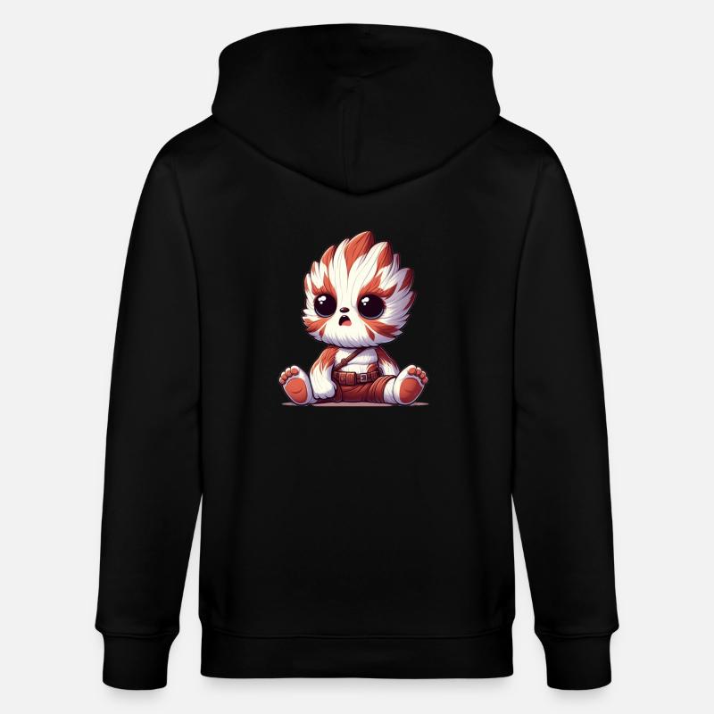 Chibik - Veste à capuche bio CULTIVATOR Stanley/Stella Unisexe - noir
