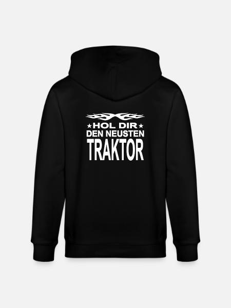 Traktor - Stanley/Stella Unisex Bio-Kapuzenjacke CULTIVATOR  - Schwarz