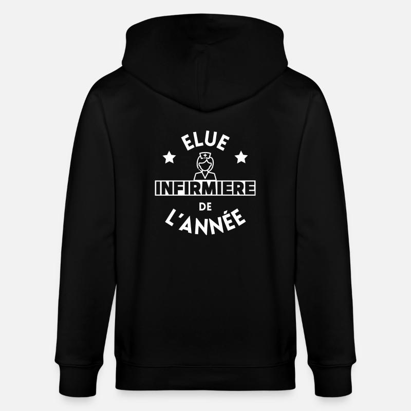 Élue infirmière de l'année - Veste à capuche bio CULTIVATOR Stanley/Stella Unisexe - noir