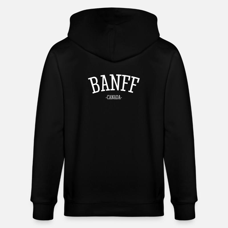 Banff - Canada - Kanada - Veste à capuche bio CULTIVATOR Stanley/Stella Unisexe - noir
