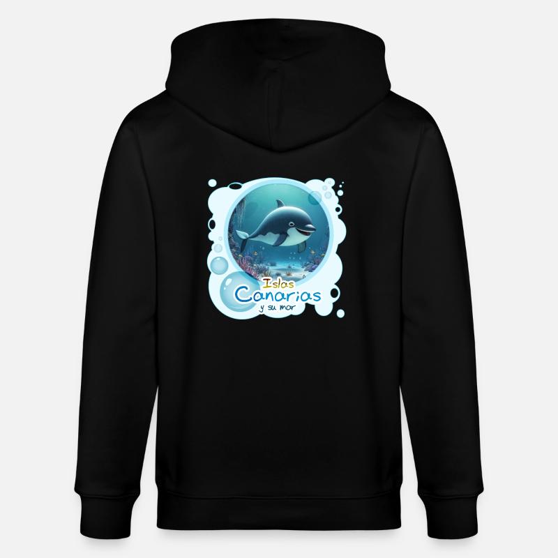 Wal - Stanley/Stella Unisex Bio-Kapuzenjacke CULTIVATOR  - Schwarz
