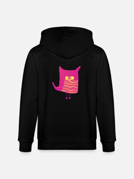 Eulalia Pink Yellow - Stanley/Stella CULTIVATOR Unisex Organic Hooded Jacket - black