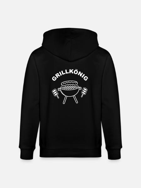 der Grillkönig - Stanley/Stella Unisex Bio-Kapuzenjacke CULTIVATOR  - Schwarz
