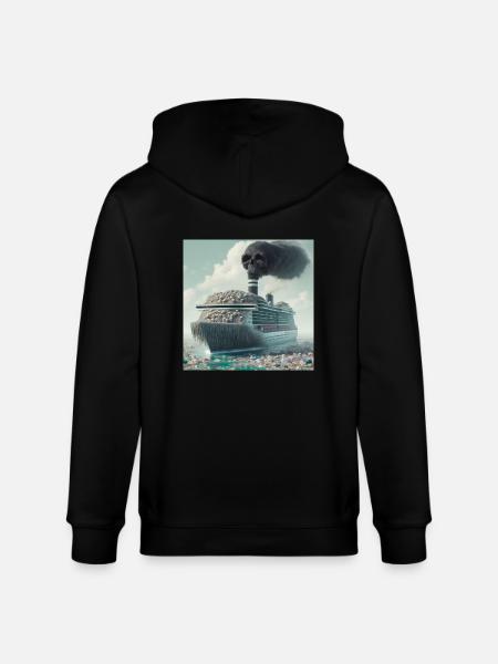 Schiffreisen Umweltschutz - Stanley/Stella Unisex Bio-Kapuzenjacke CULTIVATOR - Schwarz