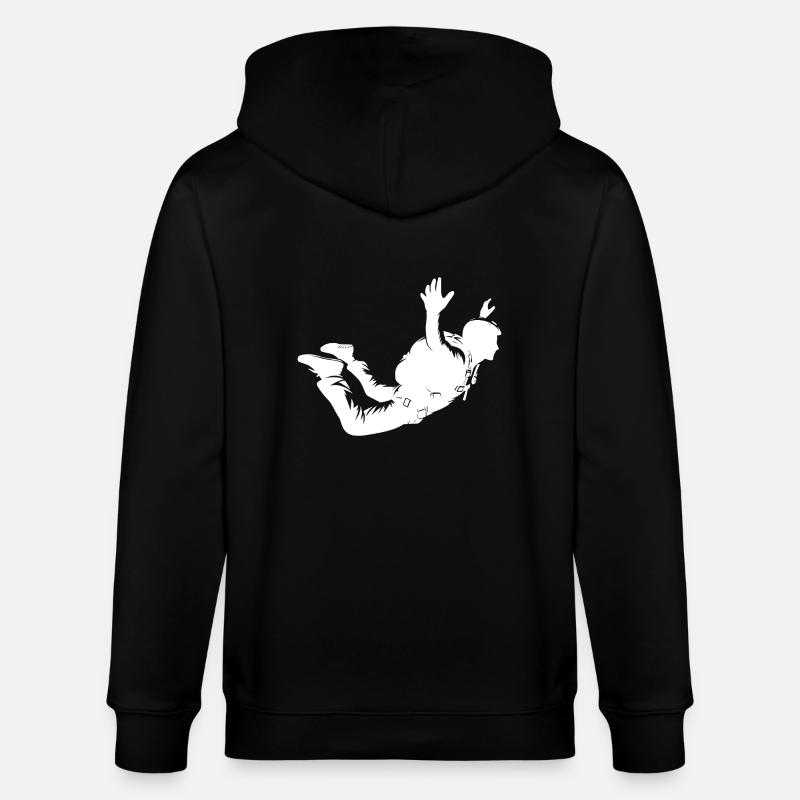Vol de parachutisme Hobby Man - Veste à capuche bio CULTIVATOR Stanley/Stella Unisexe - noir