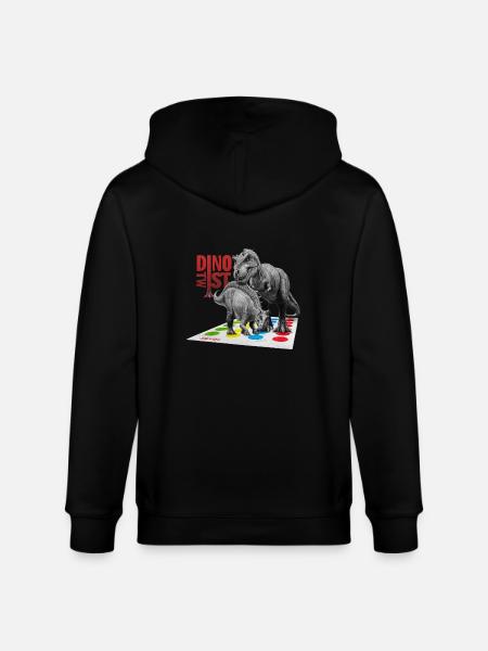 Dino Twist - Stanley/Stella CULTIVATOR Unisex Organic Hooded Jacket - black