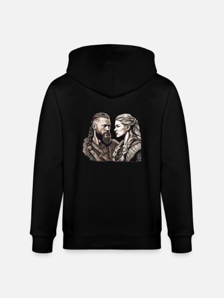 Viking - Stanley/Stella Unisex Bio-Kapuzenjacke CULTIVATOR  - Schwarz