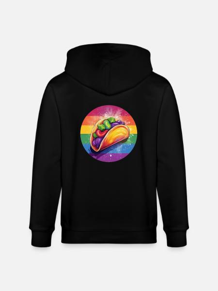 LGBTQ Taco - Stanley/Stella CULTIVATOR Unisex Organic Hooded Jacket - black