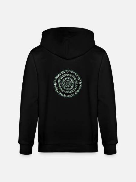 Magic Circle - Stanley/Stella CULTIVATOR  Unisex Organic Hooded Jacket - black