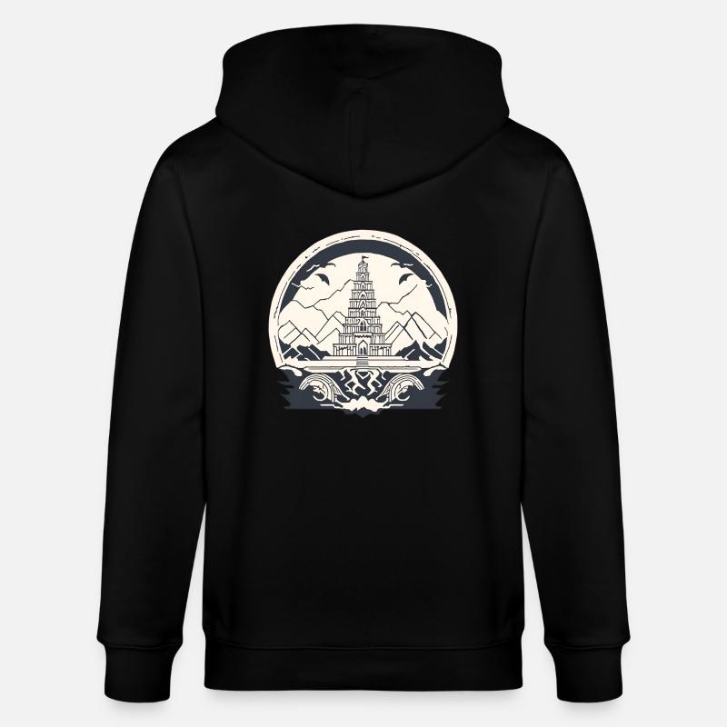 valhalla 4 - Veste à capuche bio CULTIVATOR Stanley/Stella Unisexe - noir