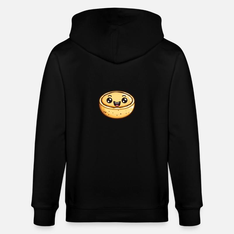 Trempette mignonne au houmous - Veste à capuche bio CULTIVATOR Stanley/Stella Unisexe - noir