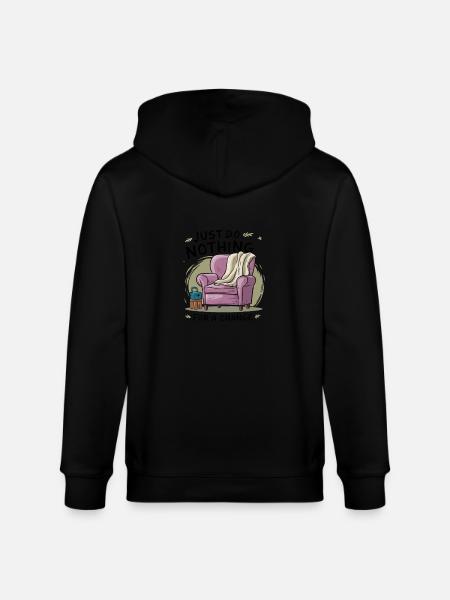Pour changer, ne faites rien. - Veste à capuche bio CULTIVATOR Stanley/Stella Unisexe - noir