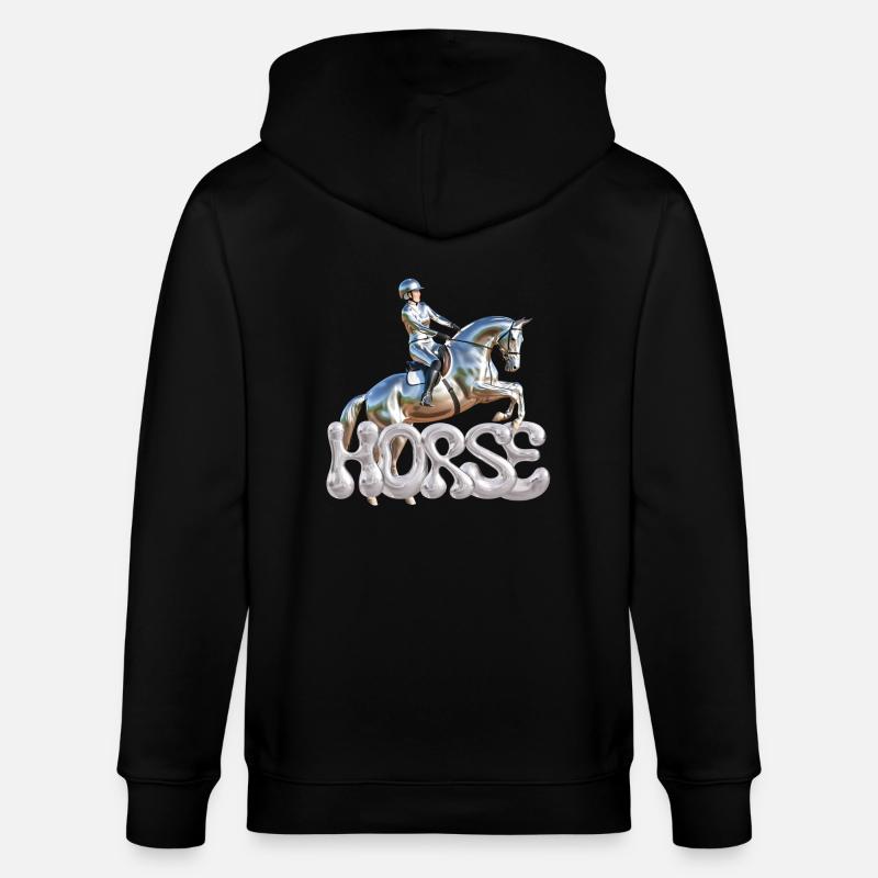 Show Jumper Chrome 2 - Veste à capuche bio CULTIVATOR Stanley/Stella Unisexe - noir