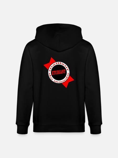BEST STUDENT - Stanley/Stella CULTIVATOR Unisex Organic Hooded Jacket - black