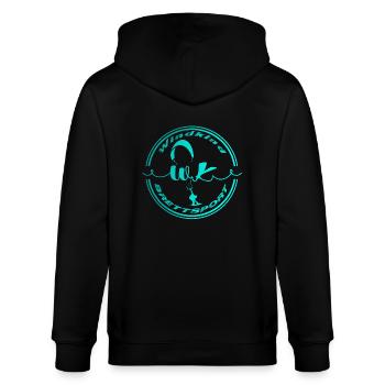 Kitesurfen - Stanley/Stella Unisex Bio-Kapuzenjacke CULTIVATOR  - Schwarz - Hinten - Anna (173cm)