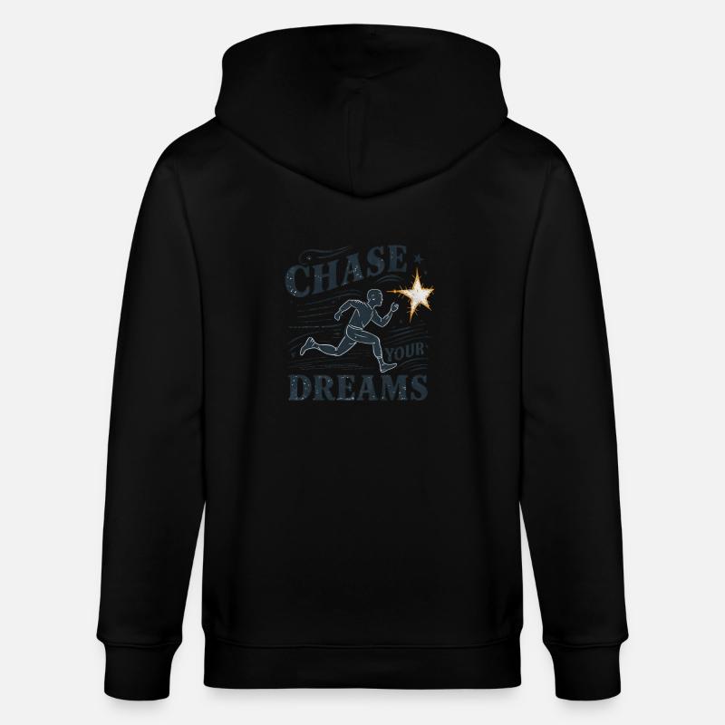 Poursuivez vos rêves - Veste à capuche bio CULTIVATOR Stanley/Stella Unisexe - noir