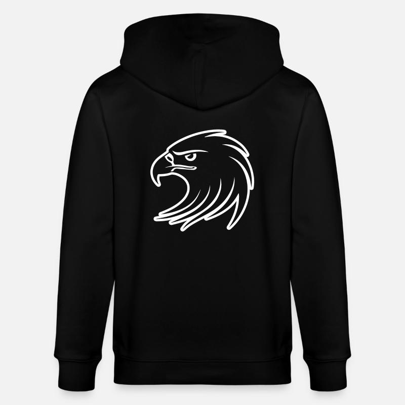 Aigle Tête d’aigle - Veste à capuche bio CULTIVATOR Stanley/Stella Unisexe - noir