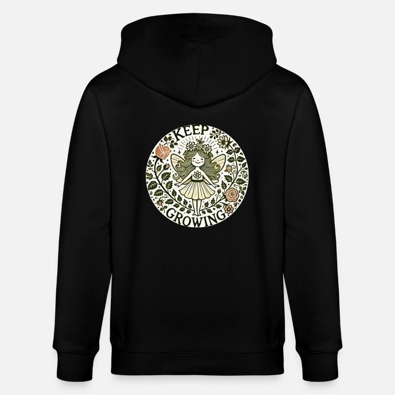 Continuez à grandir - Veste à capuche bio CULTIVATOR Stanley/Stella Unisexe - noir
