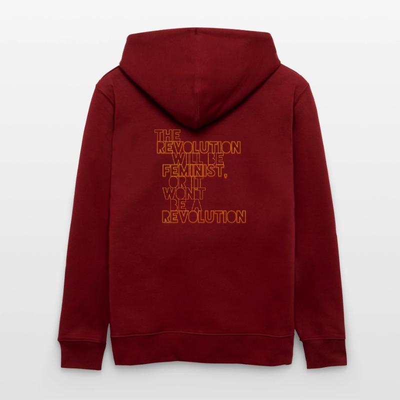 Die Revolution wird feministisch sein, oder wird sie es nicht sein Stanley/Stella Unisex Bio-Kapuzenjacke CULTIVATOR 