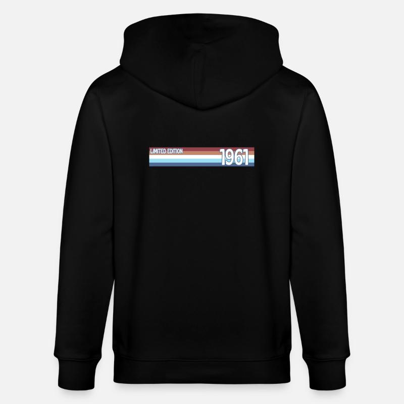 rétro 1961 limited edition - Veste à capuche bio CULTIVATOR Stanley/Stella Unisexe - noir