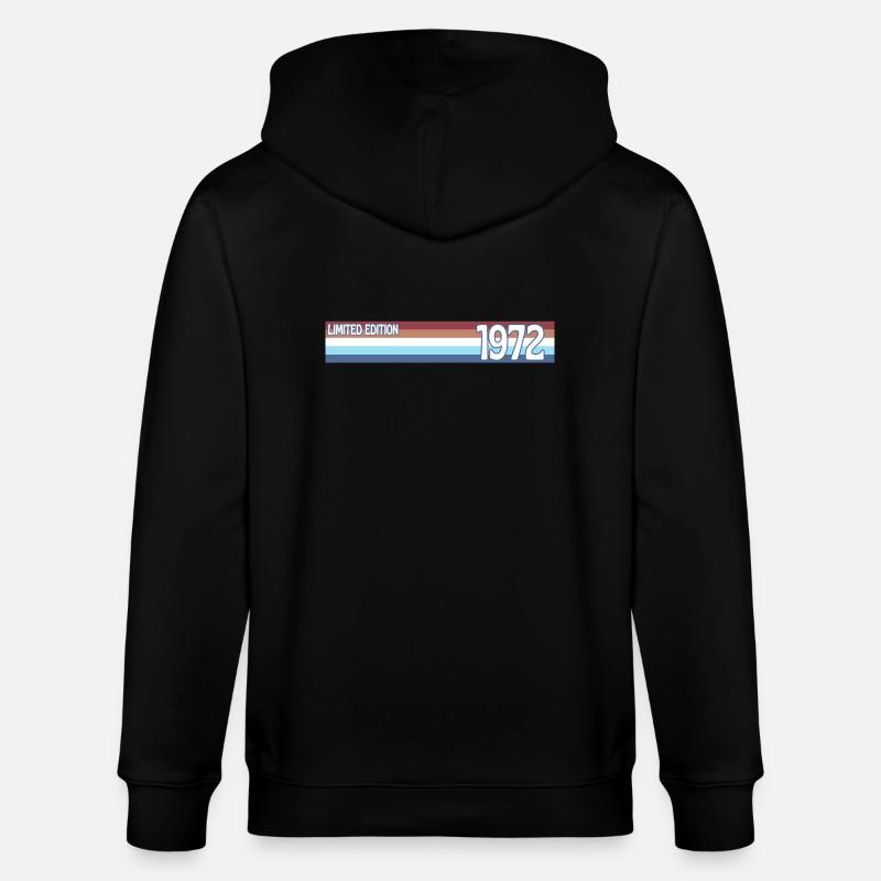 rétro 1972 limited edition - Veste à capuche bio CULTIVATOR Stanley/Stella Unisexe - noir