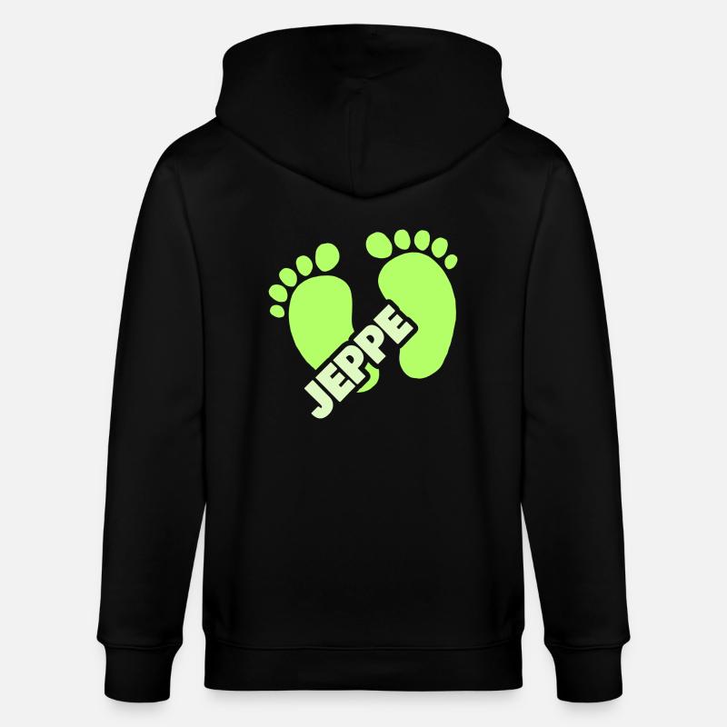 Geburt Jeppe - Stanley/Stella Unisex Bio-Kapuzenjacke CULTIVATOR  - Schwarz