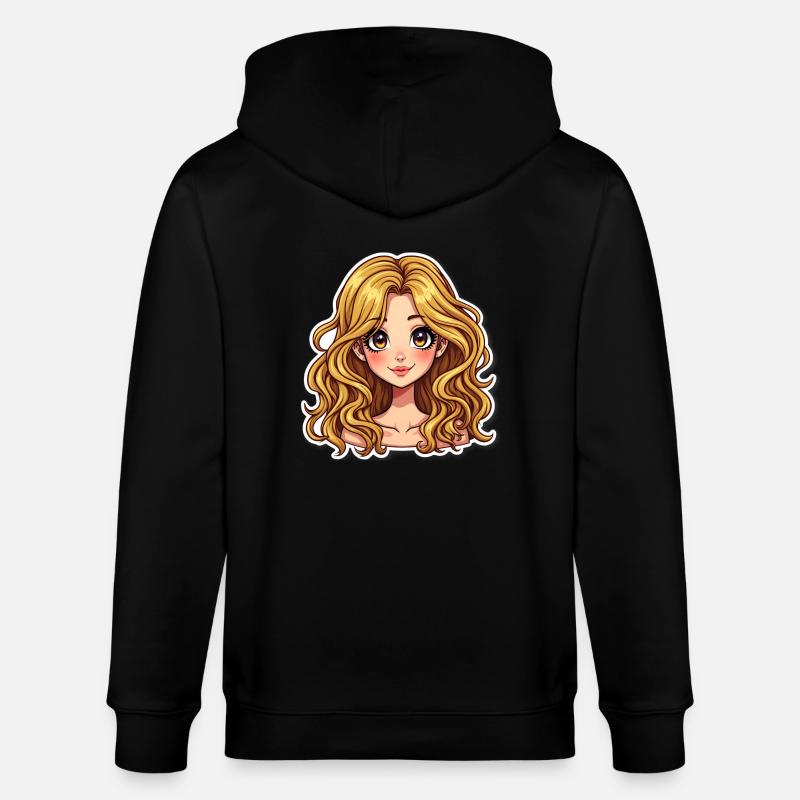 SPAGHETTI-MÄDCHEN - Stanley/Stella Unisex Bio-Kapuzenjacke CULTIVATOR  - Schwarz