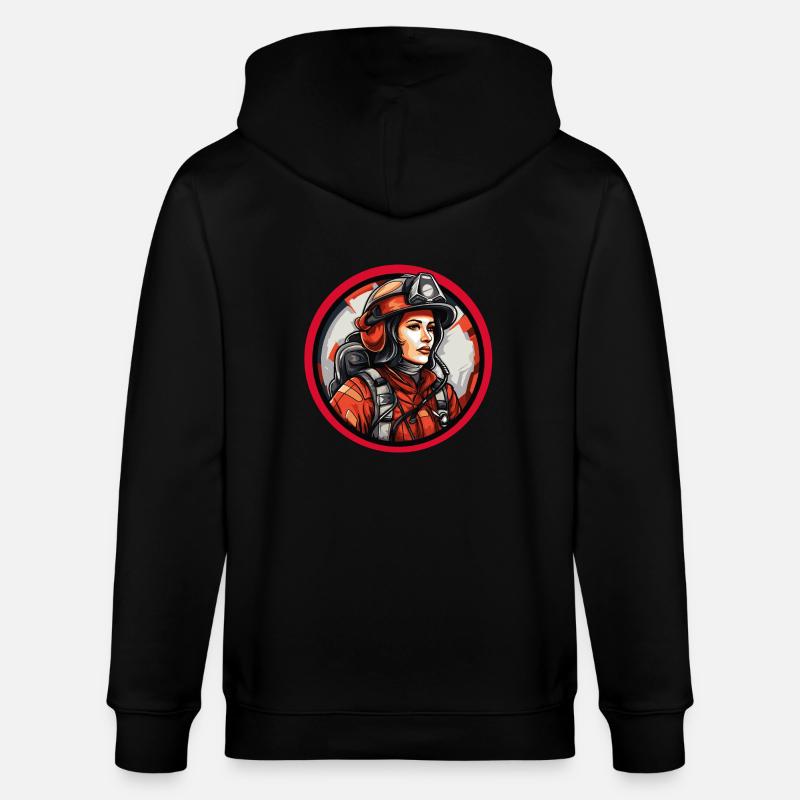 Pompière - Veste à capuche bio CULTIVATOR Stanley/Stella Unisexe - noir