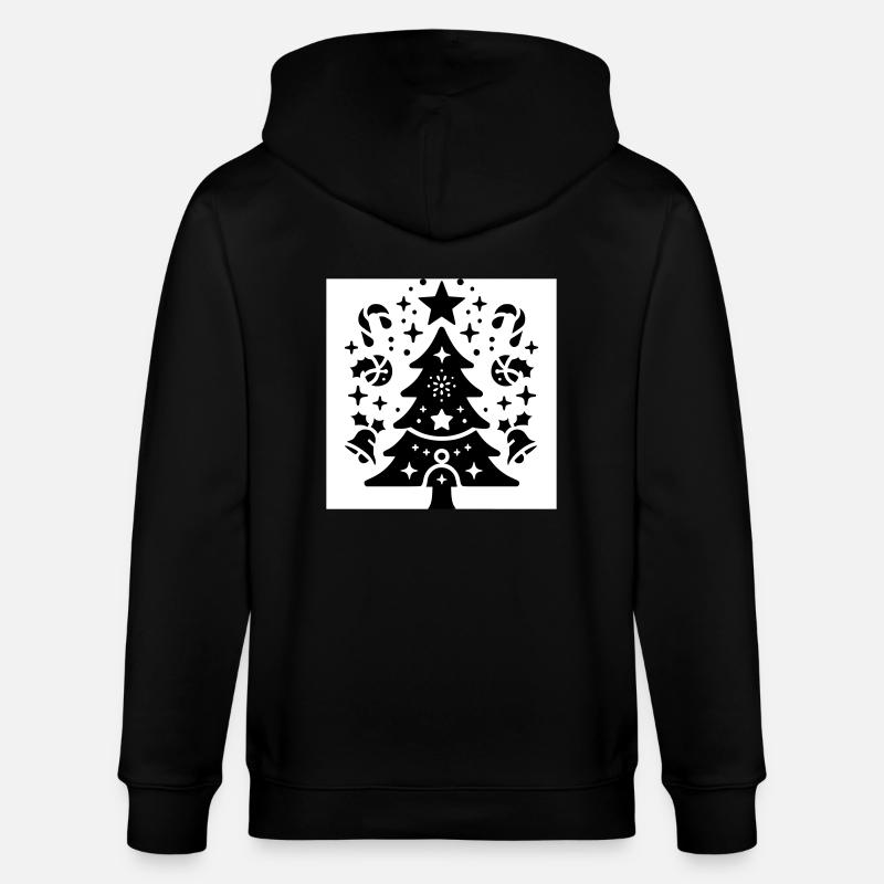 Noël - Veste à capuche bio CULTIVATOR Stanley/Stella Unisexe - noir