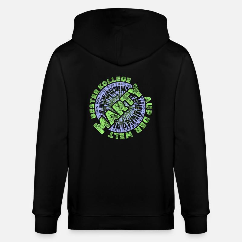 Cadeau pour Marty - Veste à capuche bio CULTIVATOR Stanley/Stella Unisexe - noir