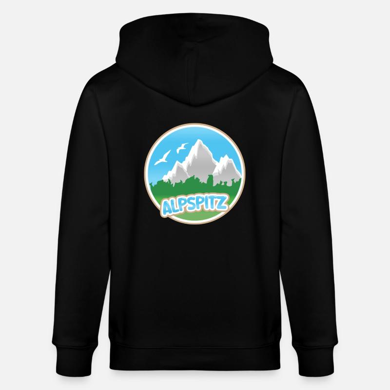 Alpspitz Alpspitz - Veste à capuche bio CULTIVATOR Stanley/Stella Unisexe - noir
