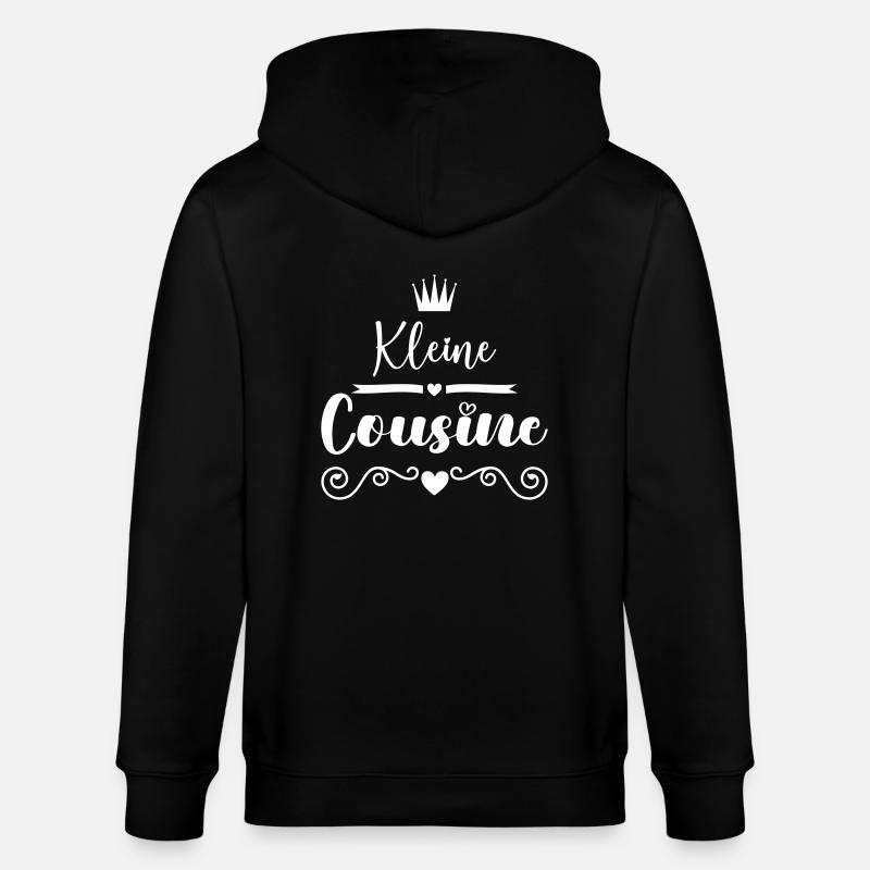 Little cousin - Stanley/Stella CULTIVATOR  Unisex Organic Hooded Jacket - black