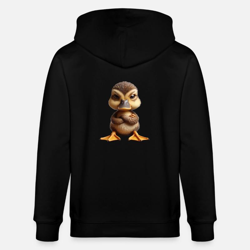 poussin grim 1 - Veste à capuche bio CULTIVATOR Stanley/Stella Unisexe - noir