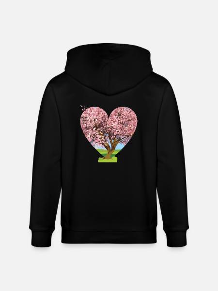 Blossom - Stanley/Stella CULTIVATOR Unisex Organic Hooded Jacket - black