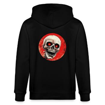 Skeleton - Veste à capuche bio CULTIVATOR Stanley/Stella Unisexe - noir - Dos - Anna (173cm)