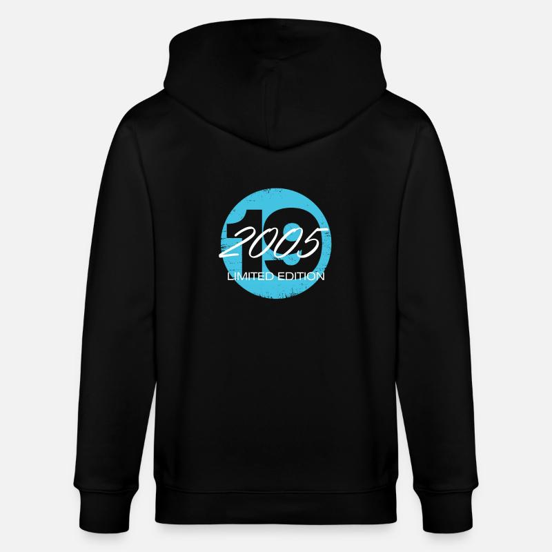 Edition limitée 19 ans - Veste à capuche bio CULTIVATOR Stanley/Stella Unisexe - noir
