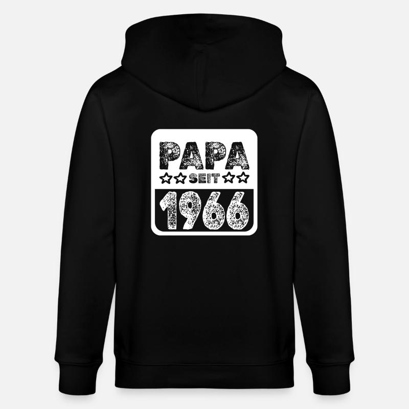 1966 1966 - Veste à capuche bio CULTIVATOR Stanley/Stella Unisexe - noir