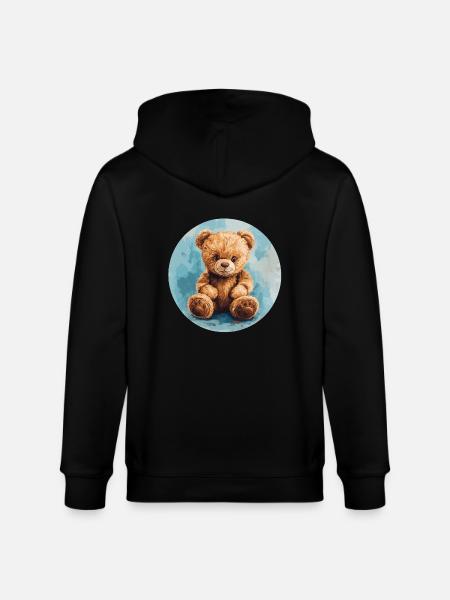 Ours préféré : Câlins garantis ! - Veste à capuche bio CULTIVATOR Stanley/Stella Unisexe - noir