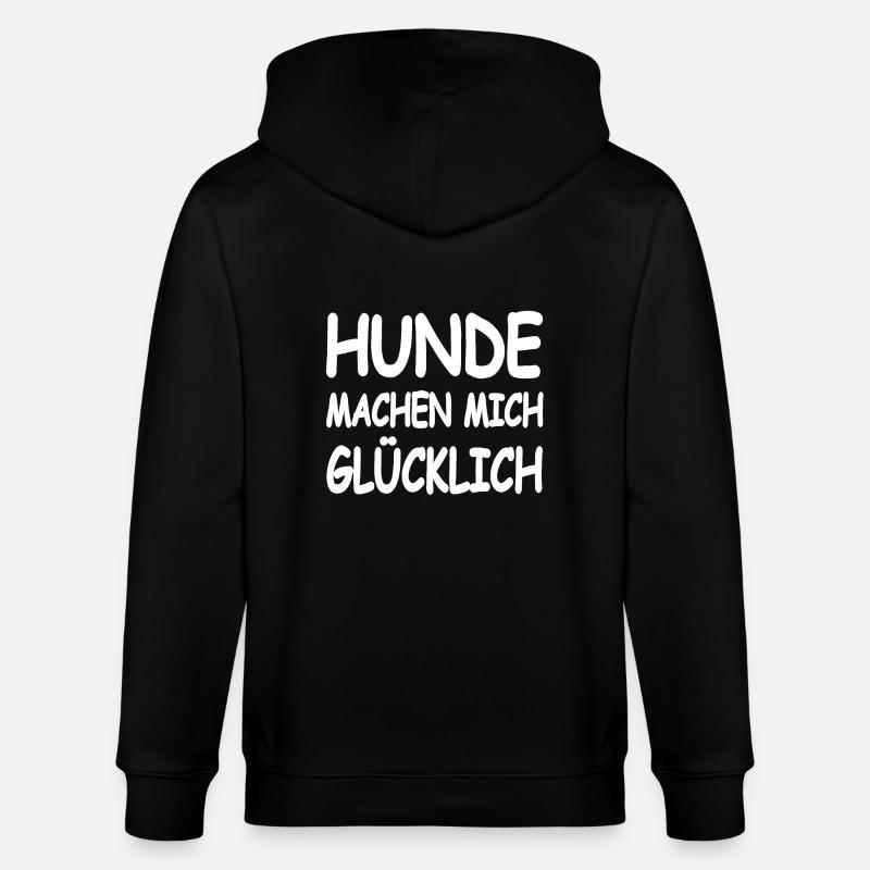 Hunde - Stanley/Stella Unisex Bio-Kapuzenjacke CULTIVATOR  - Schwarz