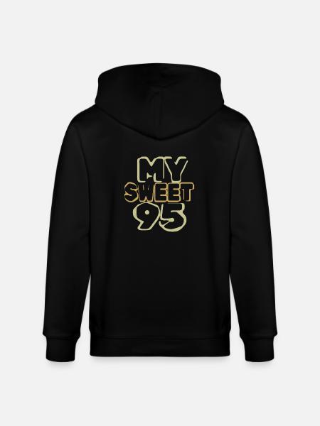 Birthday 95 - Stanley/Stella CULTIVATOR  Unisex Organic Hooded Jacket - black