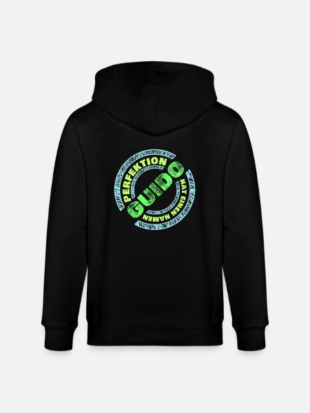 Guido Guido - Stanley/Stella Unisex Bio-Kapuzenjacke CULTIVATOR - Schwarz