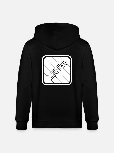 First name Leora - Stanley/Stella CULTIVATOR Unisex Organic Hooded Jacket - black