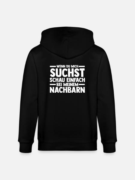 Nachbarschaft Bester Nachbar - Stanley/Stella Unisex Bio-Kapuzenjacke CULTIVATOR  - Schwarz
