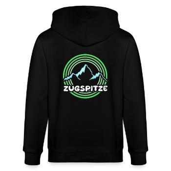 La Zugspitze comme une montagne - Veste à capuche bio CULTIVATOR Stanley/Stella Unisexe - noir - Dos - Anna (173cm)