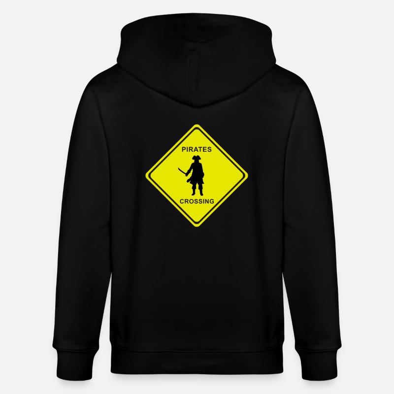 PIRATES CROSSING - Stanley/Stella Unisex Bio-Kapuzenjacke CULTIVATOR  - Schwarz