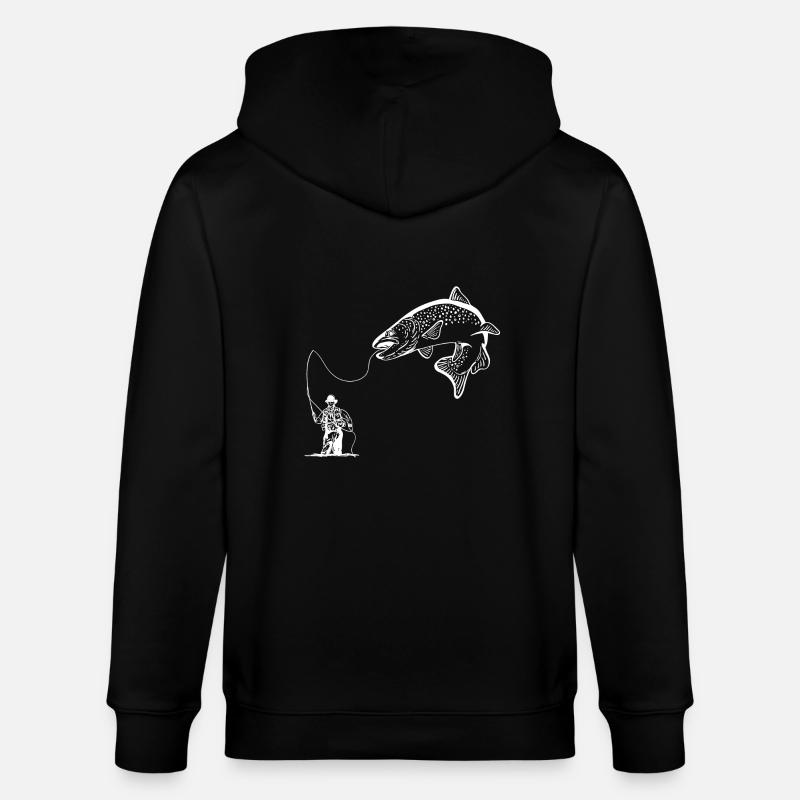 Pêcheurs à la ligne - Veste à capuche bio CULTIVATOR Stanley/Stella Unisexe - noir