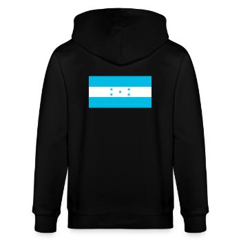 Honduras - Stanley/Stella Unisex Bio-Kapuzenjacke CULTIVATOR  - Schwarz - Hinten - Anna (173cm)