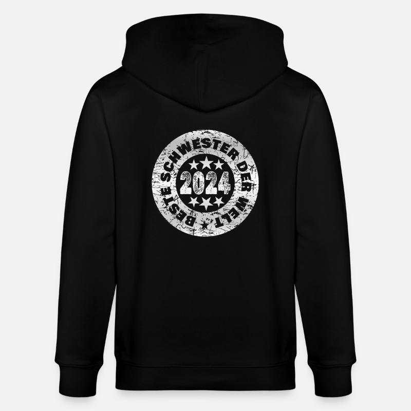 Année 2024 - Veste à capuche bio CULTIVATOR Stanley/Stella Unisexe - noir
